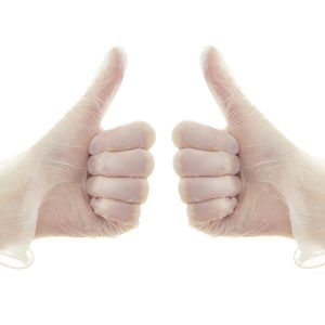 guantes de PVC