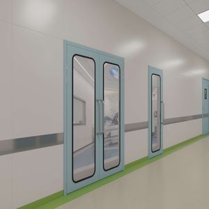 puerta de hospital