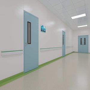 puerta de hospital