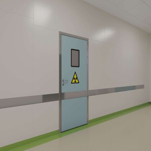 puerta de hospital