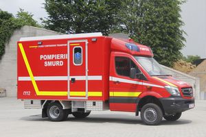 ambulancia con cuerpo modular independiente