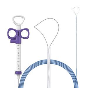 cesta endoscopica para la extracción de pólipos intestinales