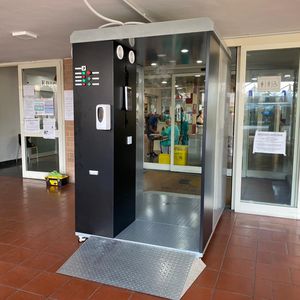 cabina de desinfección
