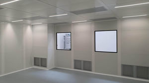 estructura de muros para sala blanca
