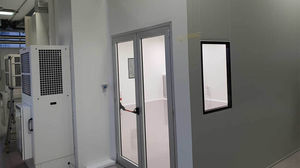 estructura de muros para sala blanca