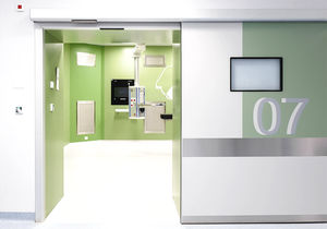 puerta para hospital