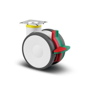 rueda para cama de hospital