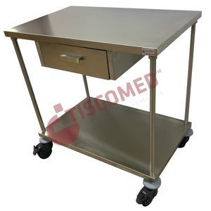 mesa de instrumentos con ruedas