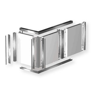 estructura de muros para sala blanca
