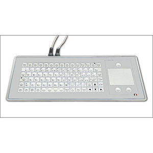 teclado con alfombrilla táctil