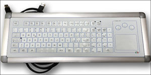 teclado con alfombrilla táctil