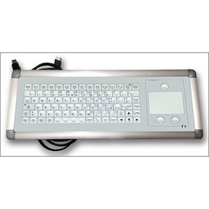 teclado con alfombrilla táctil