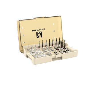 kit de instrumentos para implantología dental