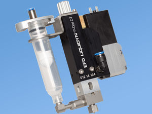dispensador de fluidos para ensamblaje