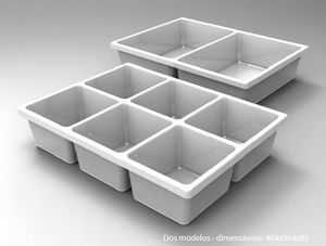 separador para cajón para instrumental dental