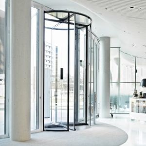 puerta para centro sanitario
