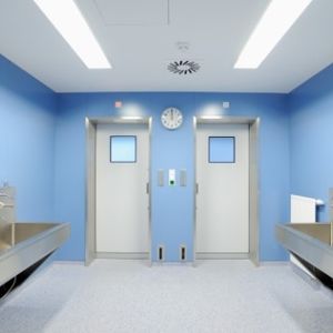 puerta de hospital