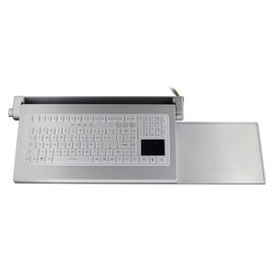 teclado médico con alfombrilla táctil
