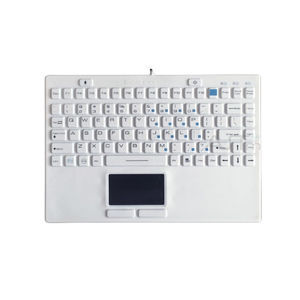 teclado médico con alfombrilla táctil