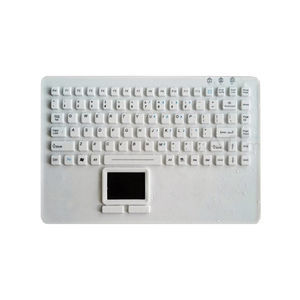 teclado médico con alfombrilla táctil