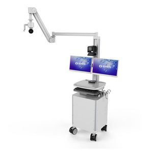carro de telemedicina de videoconferencia
