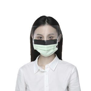 mascarilla de protección con visera