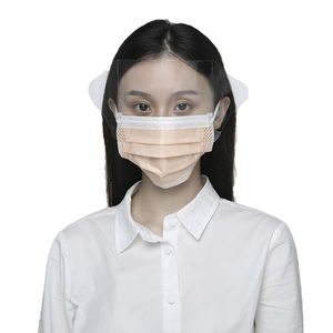 mascarilla de protección con visera