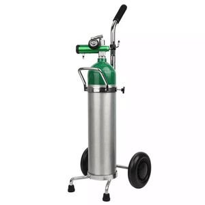 botella de gas médico de oxígeno