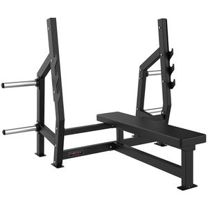 banco de musculación plano