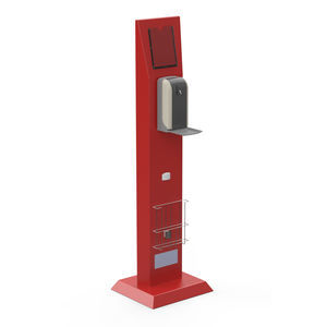 dispensador de solución hidroalcohólica de suelo