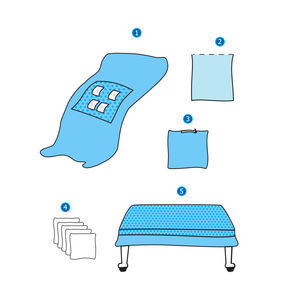 kit médico para cirugía laparoscópica