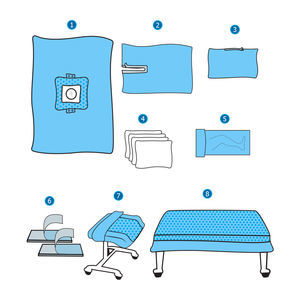 kit médico para cirugía ortopédica