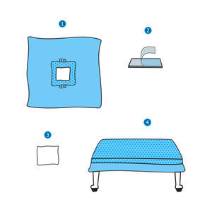 kit médico para cirugía ortopédica