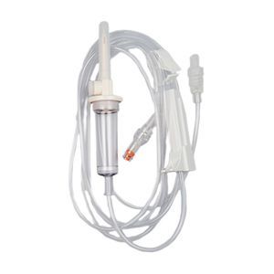 set de perfusión con conector en Y