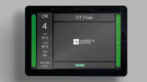 panel de control médico
