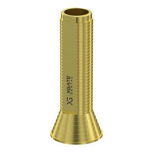 funda de implante dental de metal