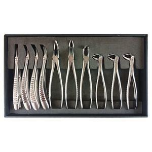fórceps de extracción dental para molares superiores