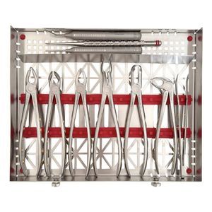 kit de instrumentos para extracción dental
