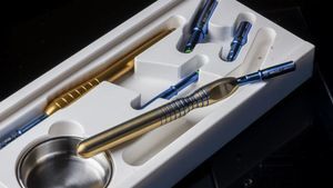 kit de instrumentos para implantología ósea