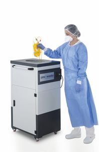 sistema de tratamiento de desechos de laboratorio