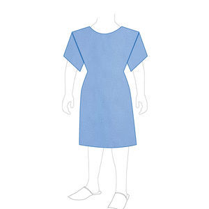 bata desechable para paciente unisex 1