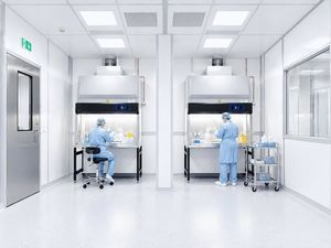 sala blanca para farmacia