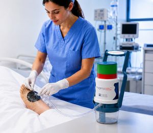 sistema de terapia de presión negativa para heridas manual