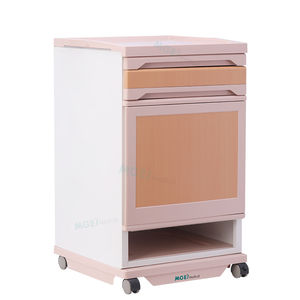 mesa de cabecera con ruedas