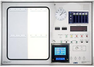 panel de control de temperatura