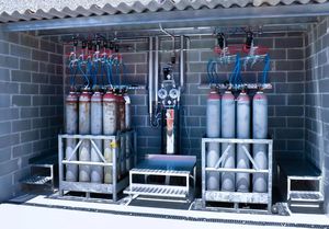 unidad de distribución y gestión de gases medicinales de oxígeno 1