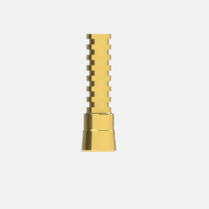 funda de implante dental de titanio