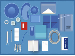 kit médico para acceso vascular