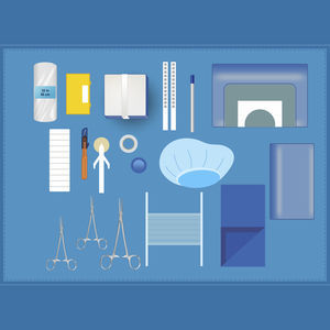 kit médico de colocación de catéteres