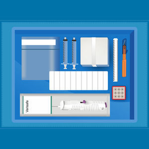 kit médico de biopsia